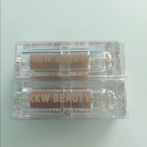 KKW Beauty Creme lipsticks nude 3 and nude 5